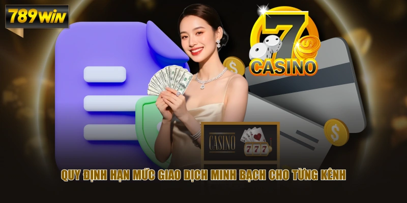 Quy định hạn mức giao dịch minh bạch cho từng kênh
