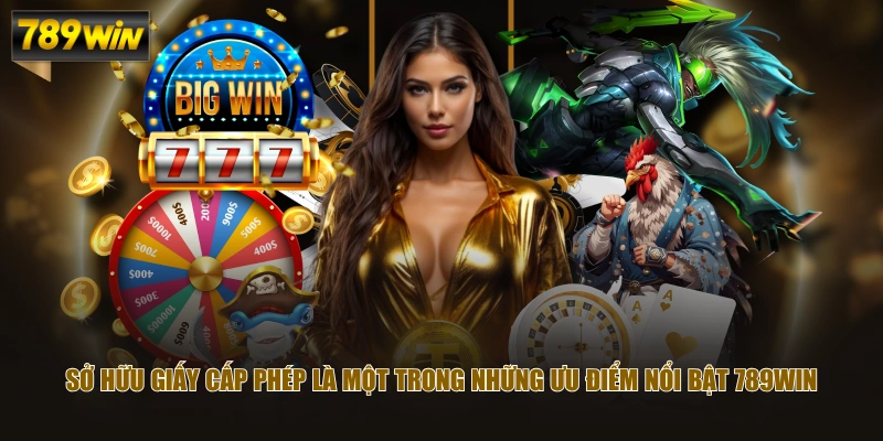 Sở hữu giấy cấp phép là một trong những ưu điểm nổi bật 789WIN
